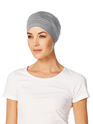 Shanti Turban grey melange
