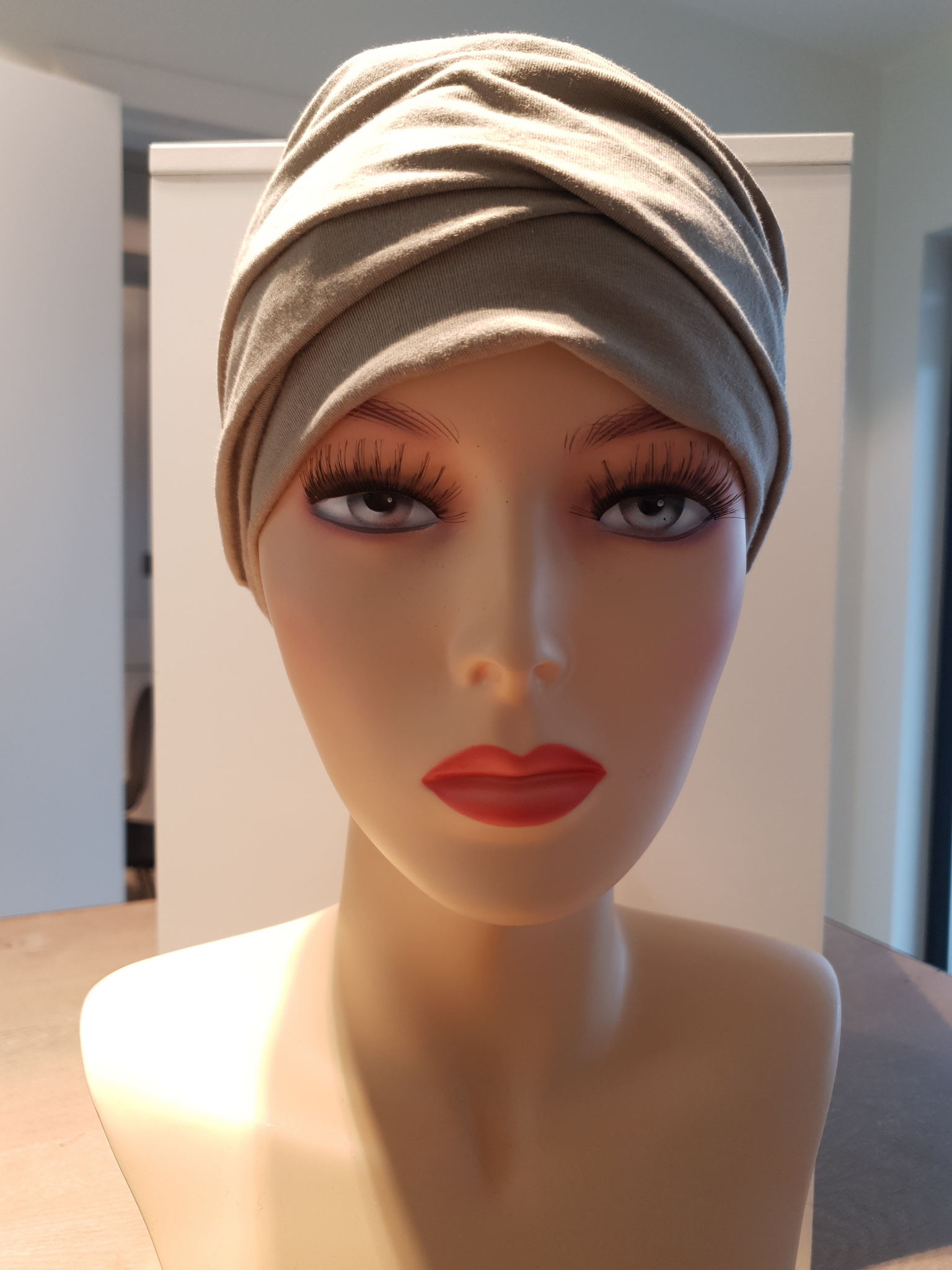 Zoya Turban Vintage Khaki