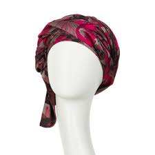 Sapphire Turban set Printed Pink Flower