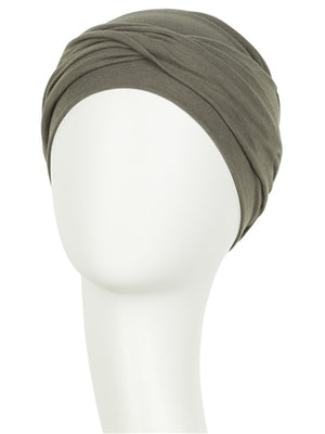 Zoya V turban olive green