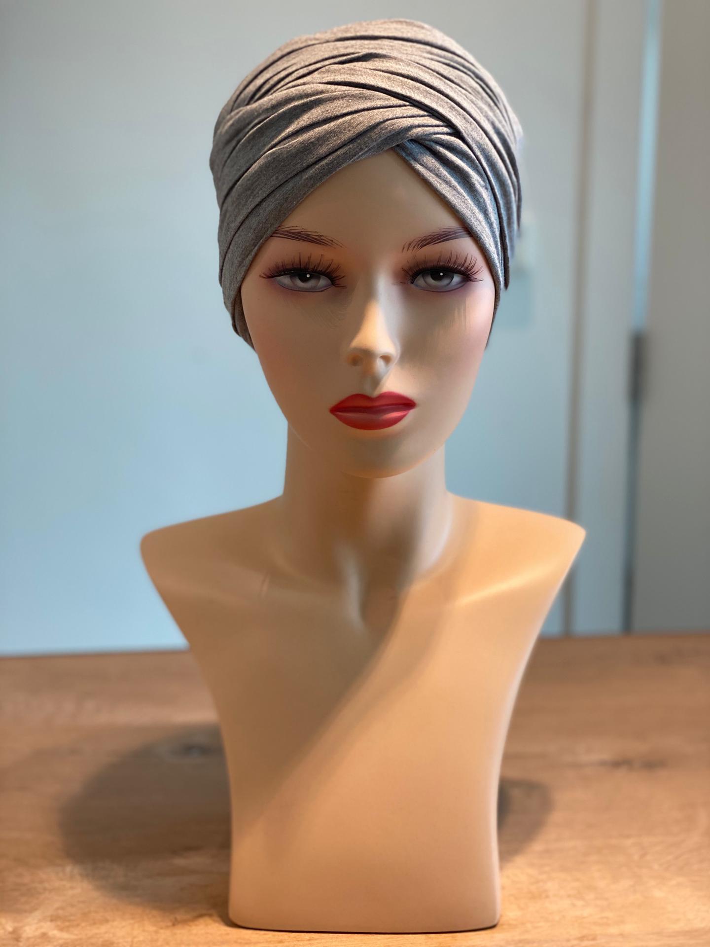 Shanti Turban grey melange