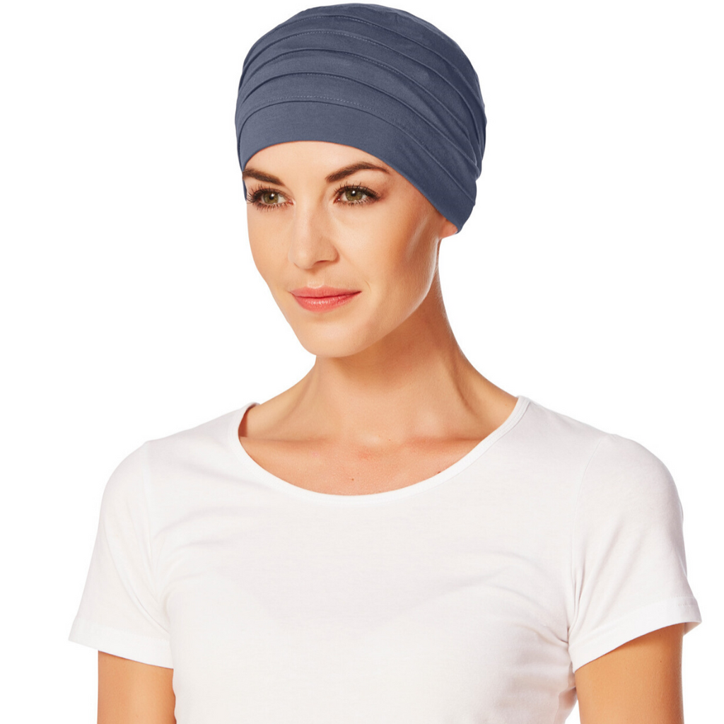 Yoga turban blue