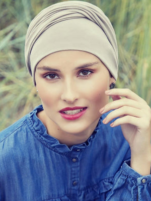 Zoya Turban Vintage Khaki