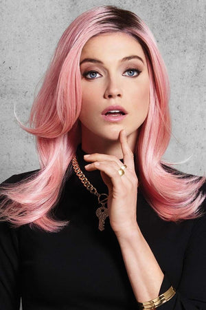 Pink wig